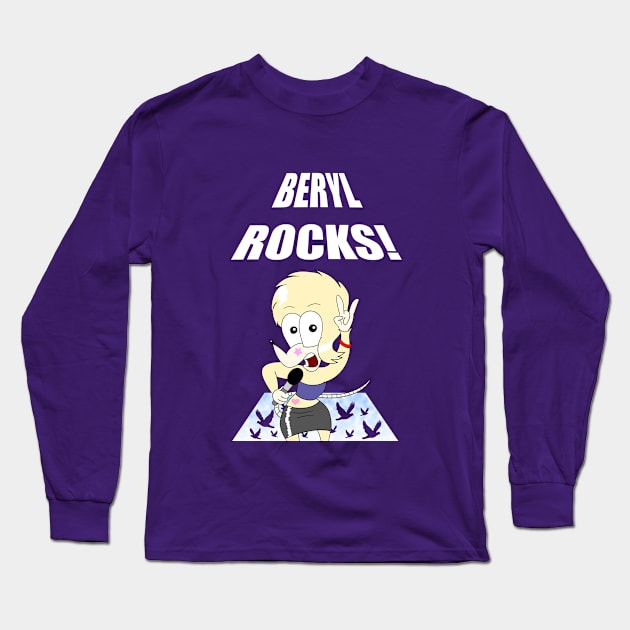 Beryl rocks! Long Sleeve T-Shirt by belugatoons